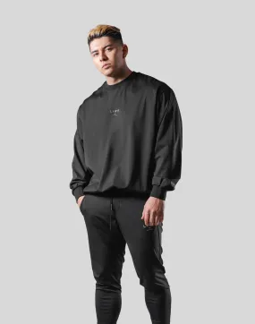 2Way Stretch Pullover Tops - Black