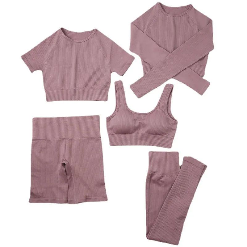 5-Piece Comfortable Skin-Friendly Yoga Set