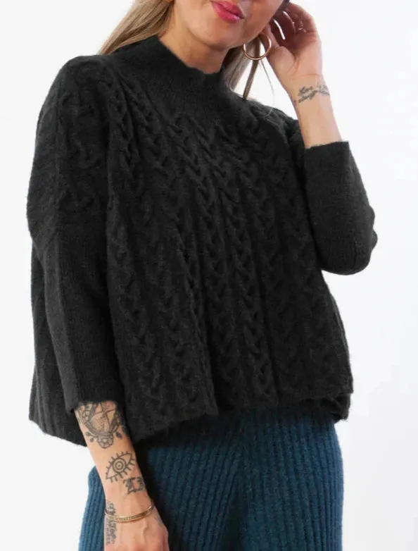 Aja Frenchie Sweater (Black)