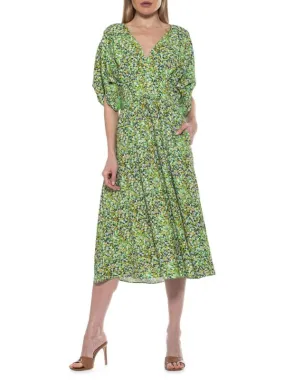 Alexia Admor midi dress with full skirt august, green