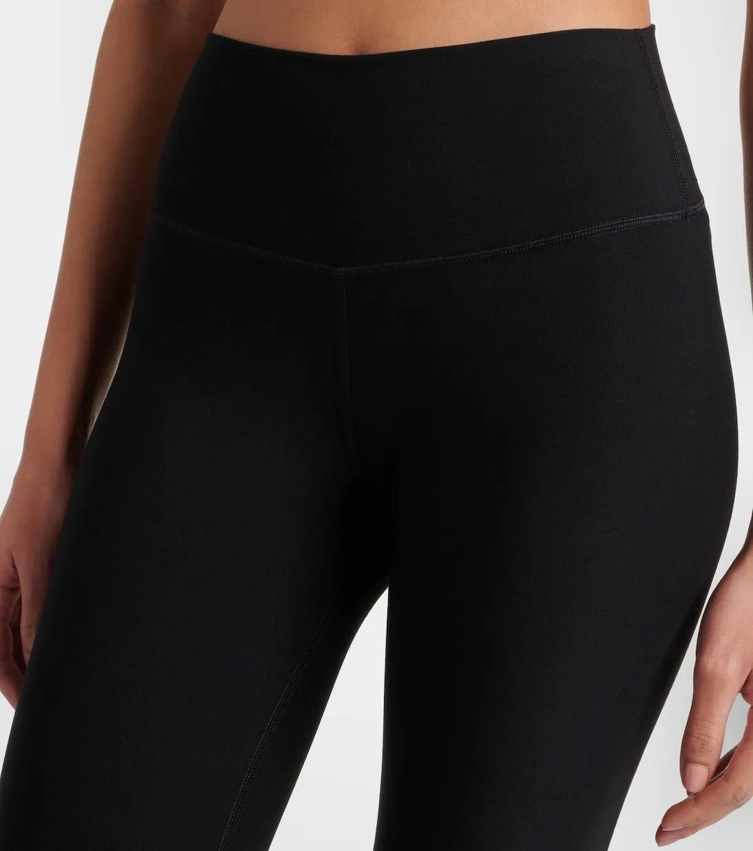 Alosoft Alo Yoga High Rise Jersey Leggings, Black