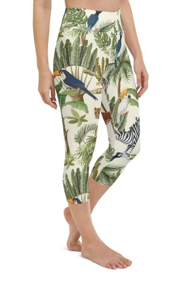 Animal Kingdom Yoga Capris