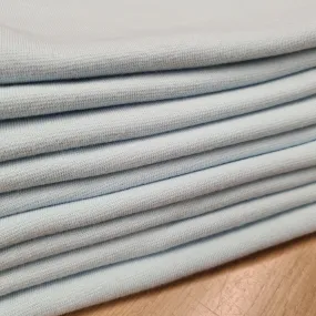 Baby Blue ribbing, pre-cut half metre pieces