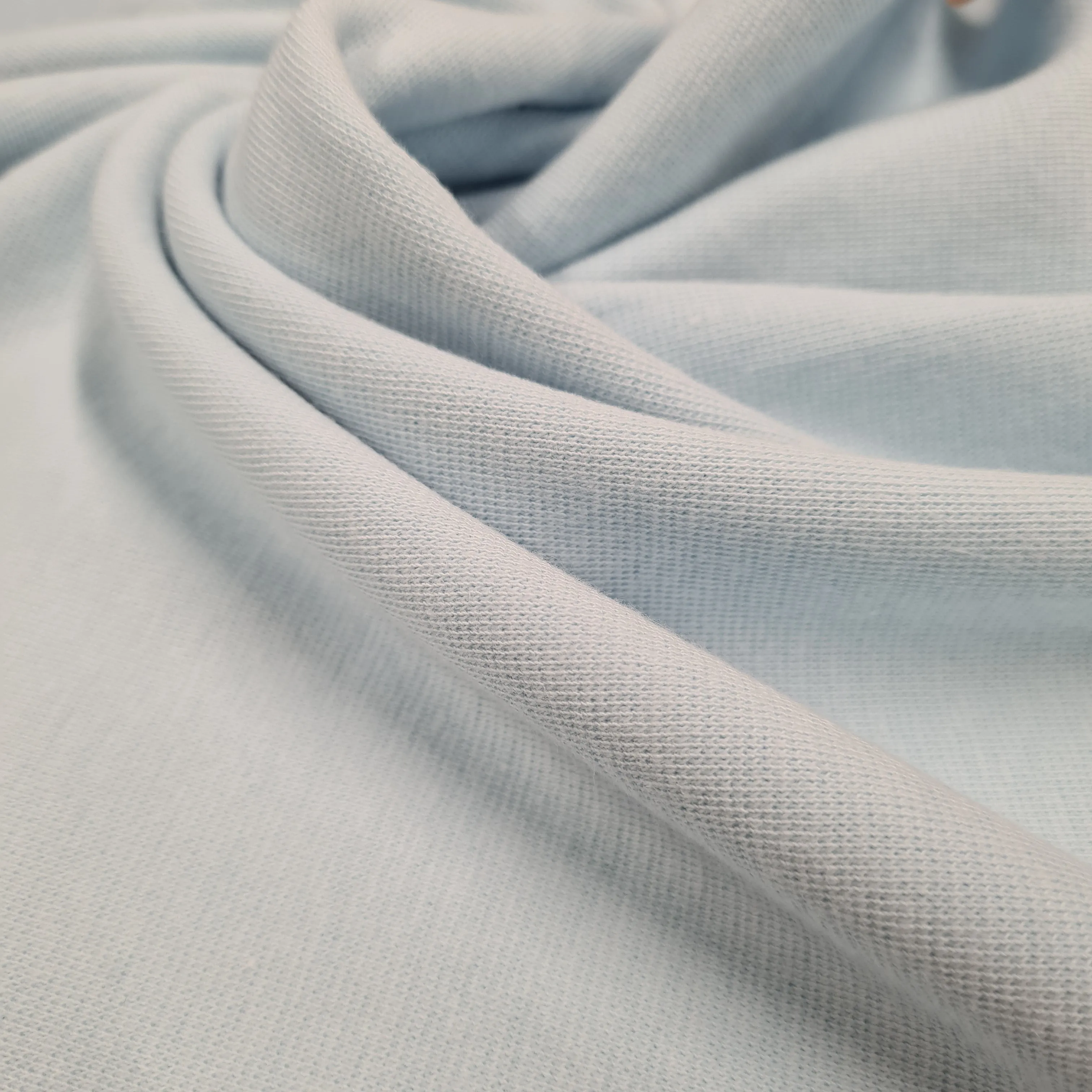 Baby Blue ribbing, pre-cut half metre pieces