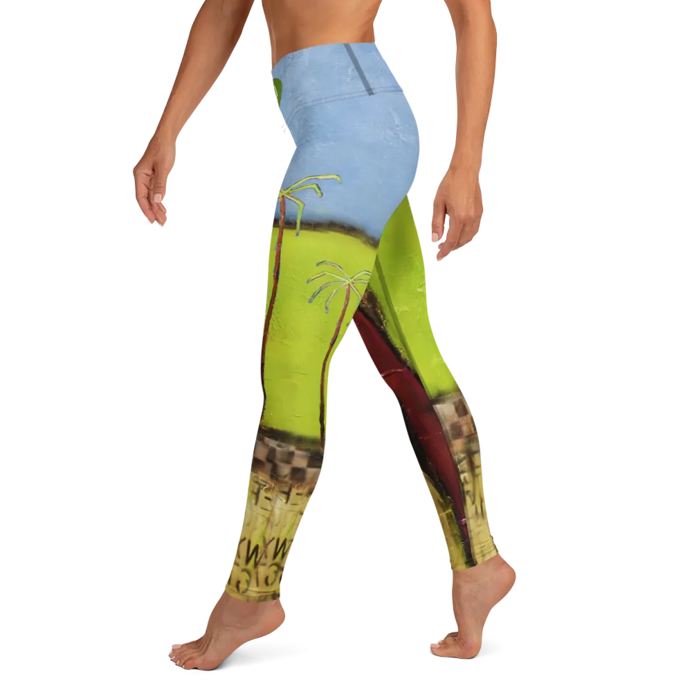 Back to the islands Yoga Leggings