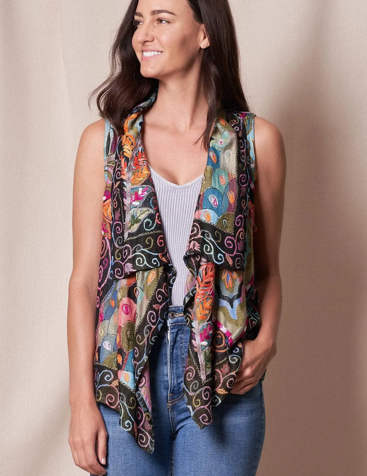 Brinda Embroidered Vest