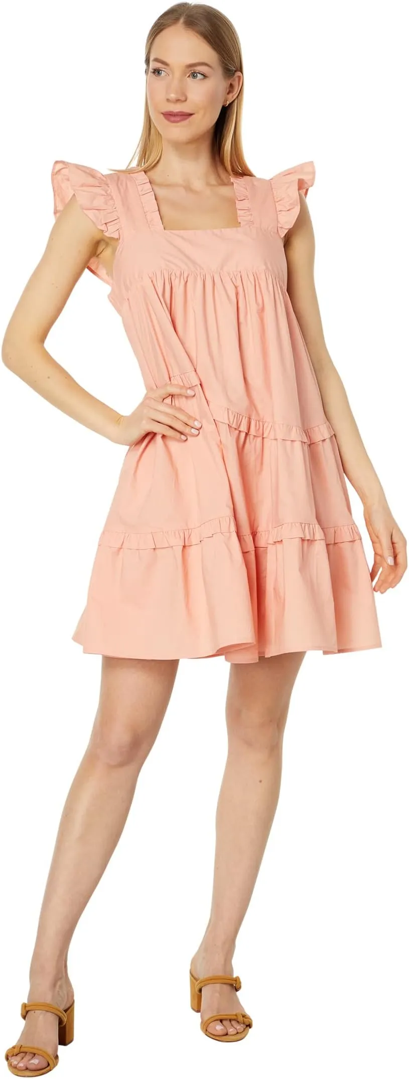 Byblos en saison midi dress, Tangerine