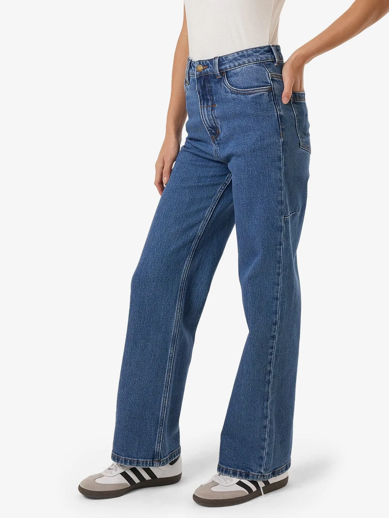 Cherry Stretch Jean - Double Rinsed Blues