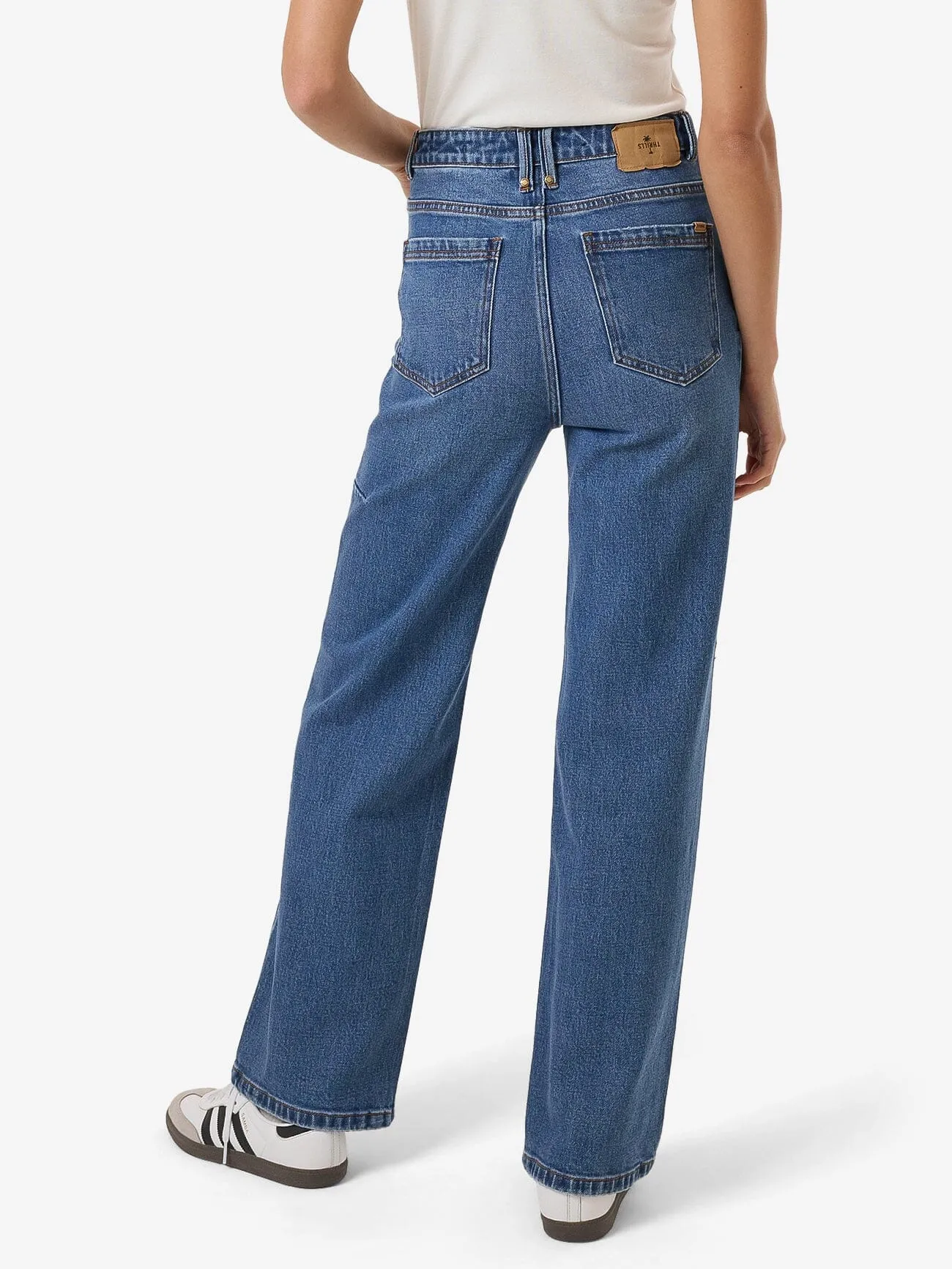 Cherry Stretch Jean - Double Rinsed Blues