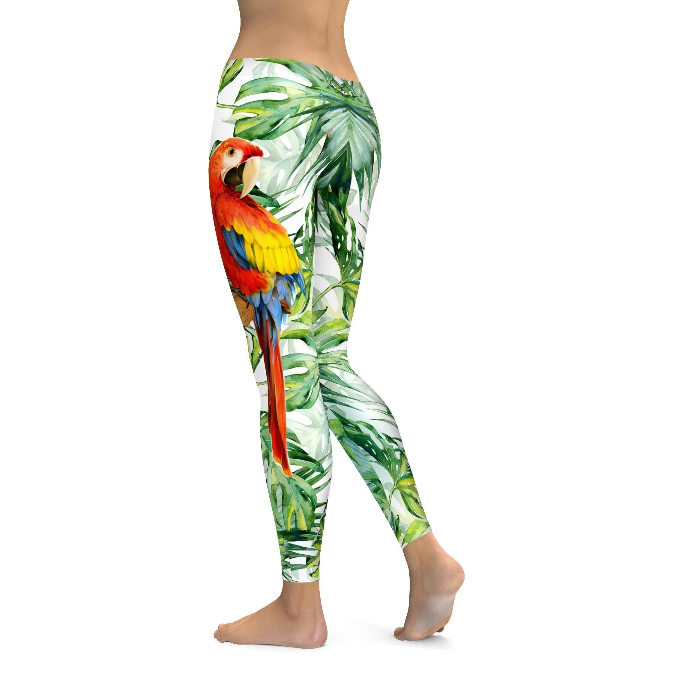 Colorful Parrot Leggings