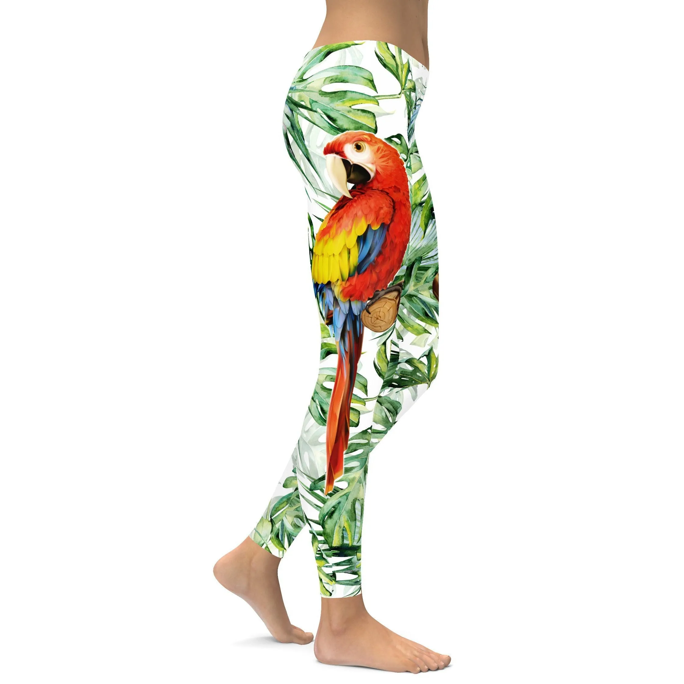 Colorful Parrot Leggings