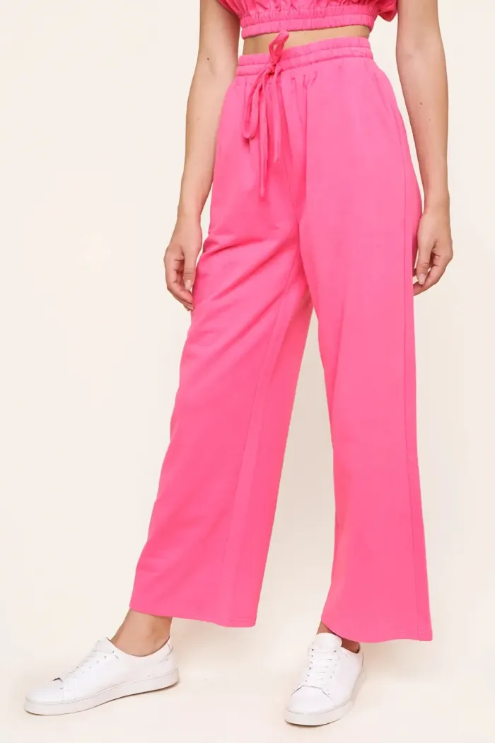 Deanna Knit Wide Leg Pants