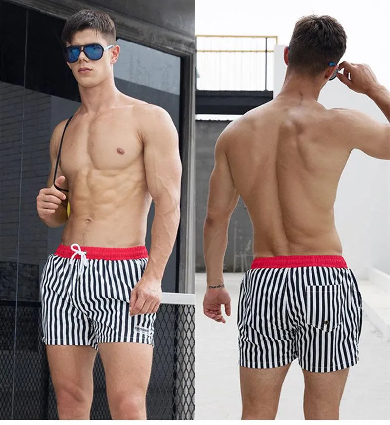 Desmiit Striped Board Shorts