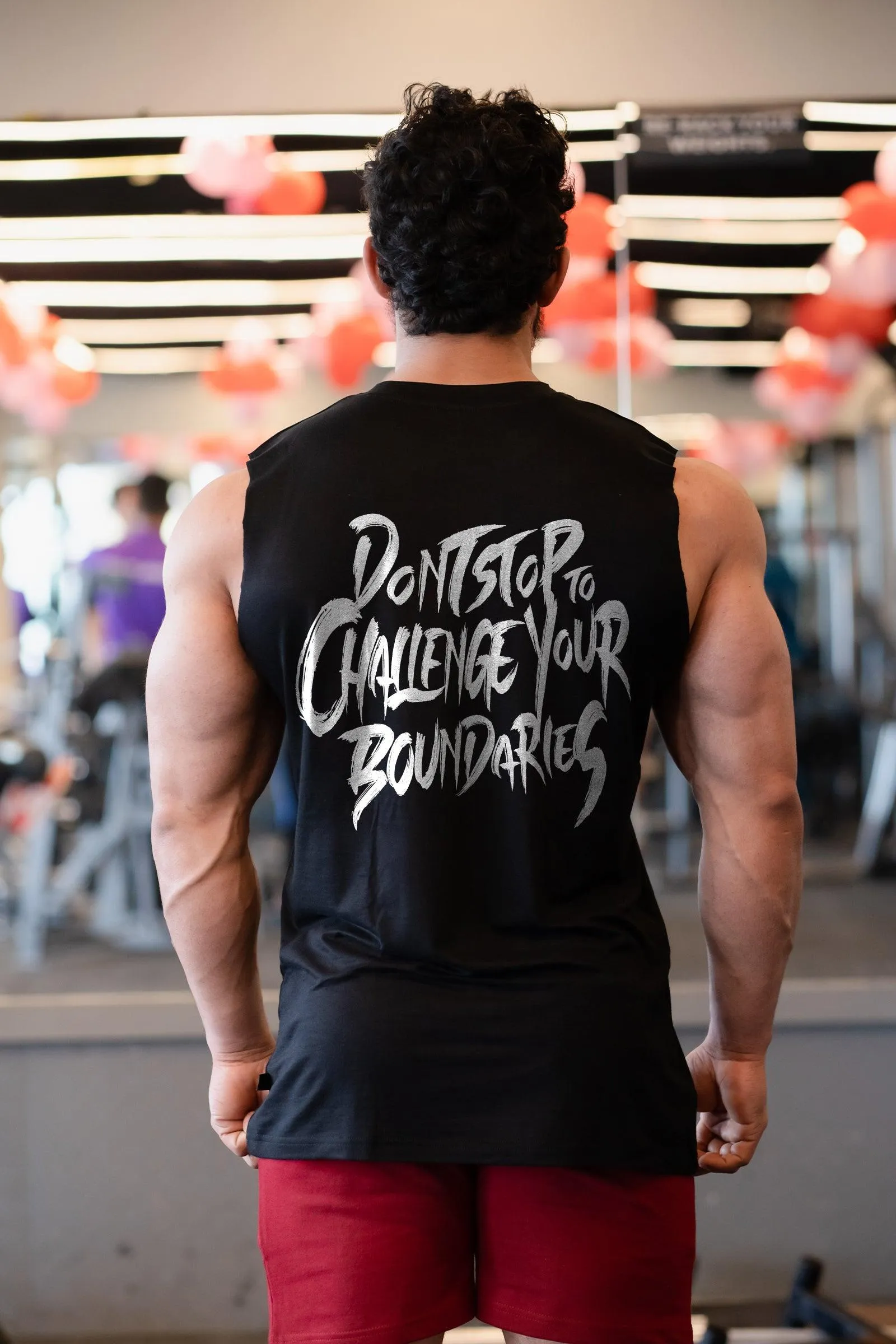 DSCY BACK PRINT Tank (black)