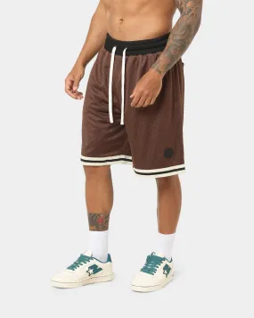 EN ES Team Basketball Shorts Brown