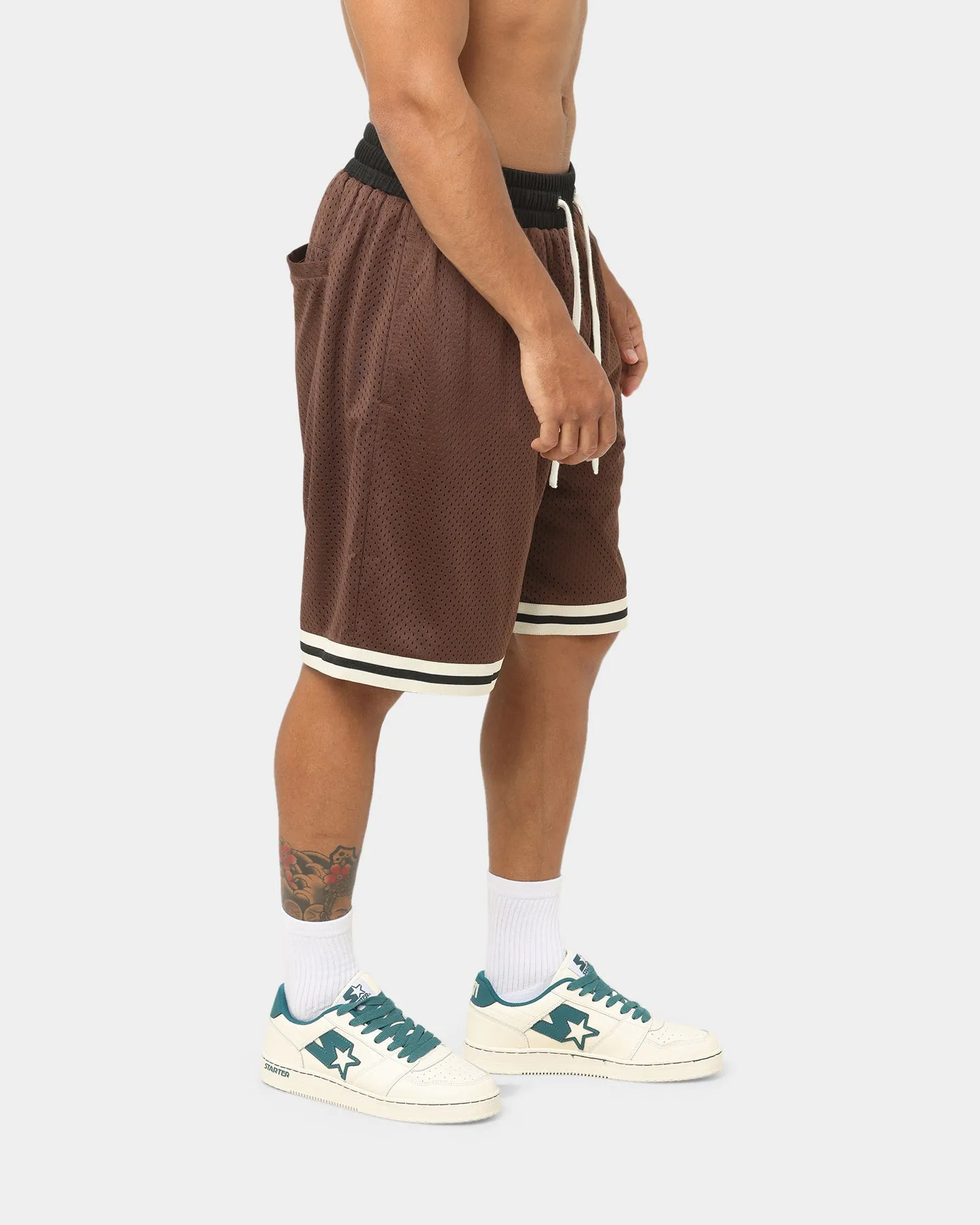 EN ES Team Basketball Shorts Brown