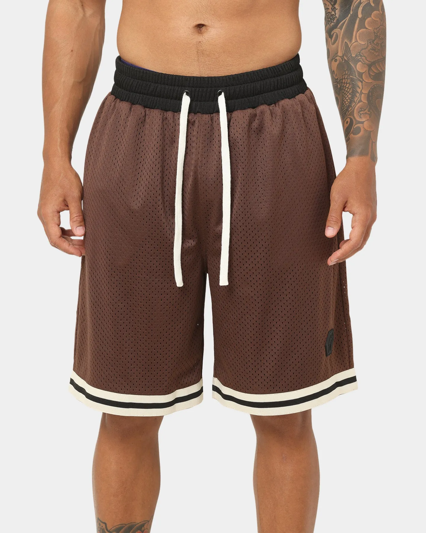 EN ES Team Basketball Shorts Brown