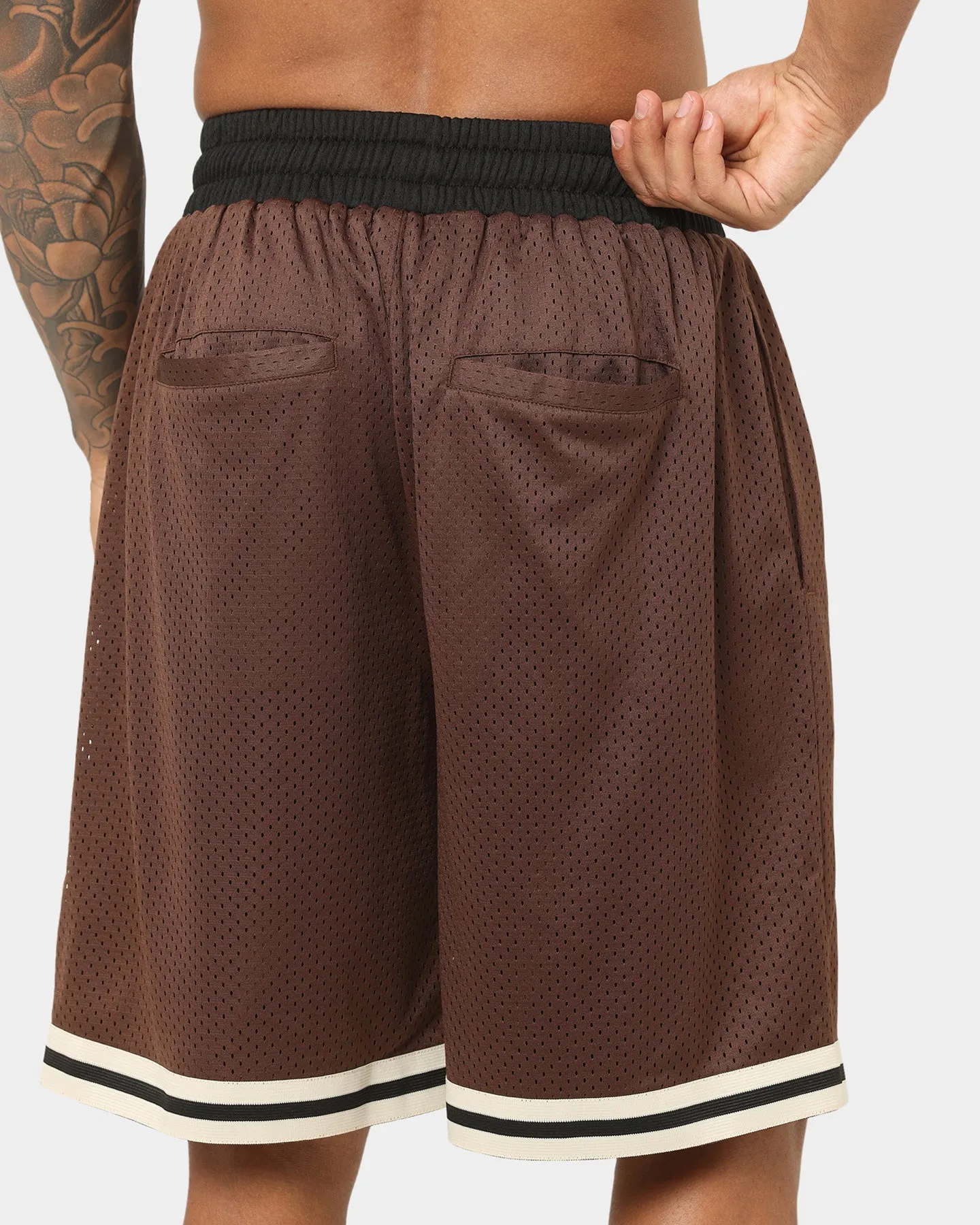 EN ES Team Basketball Shorts Brown