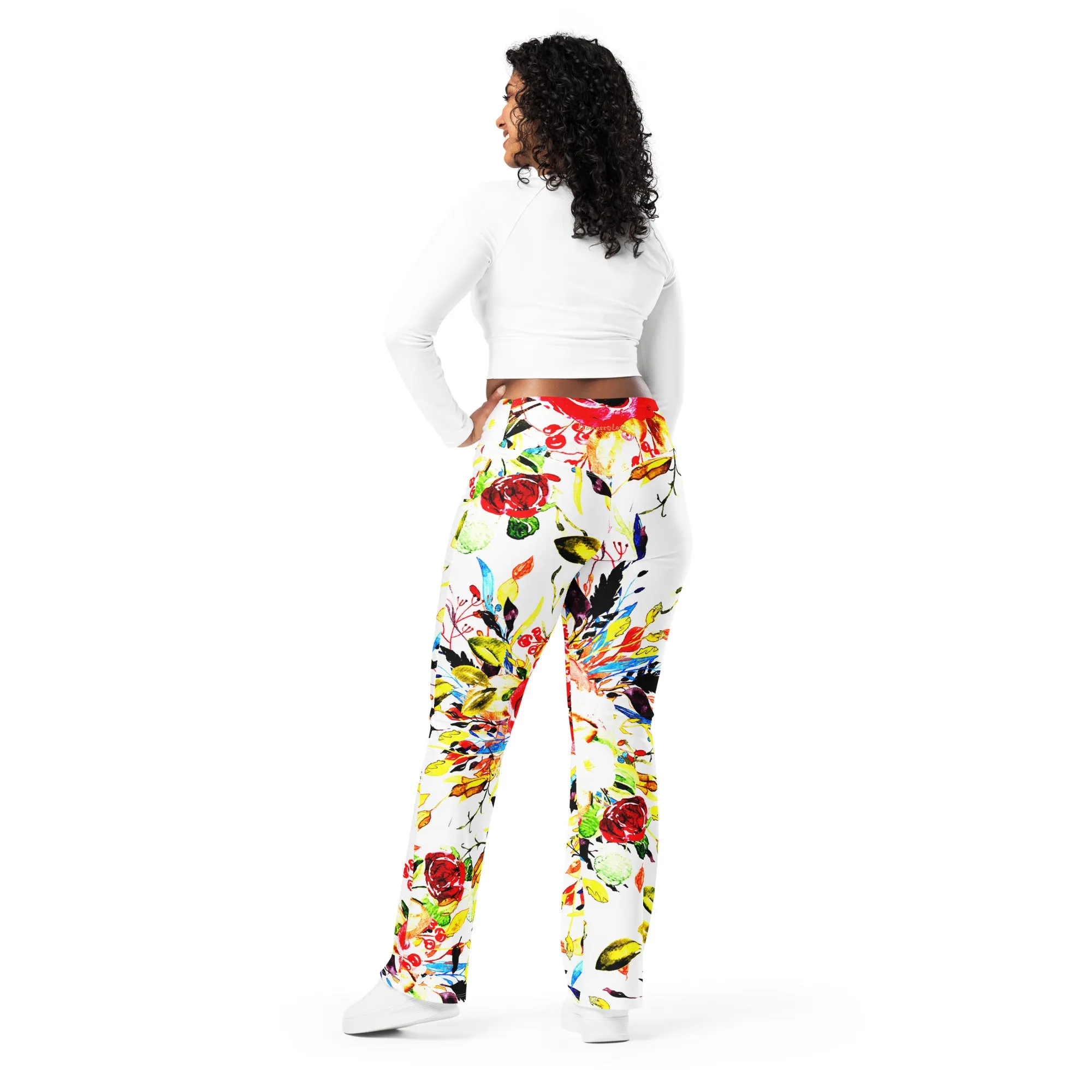 Floral Design Flare leggings, lioness-love