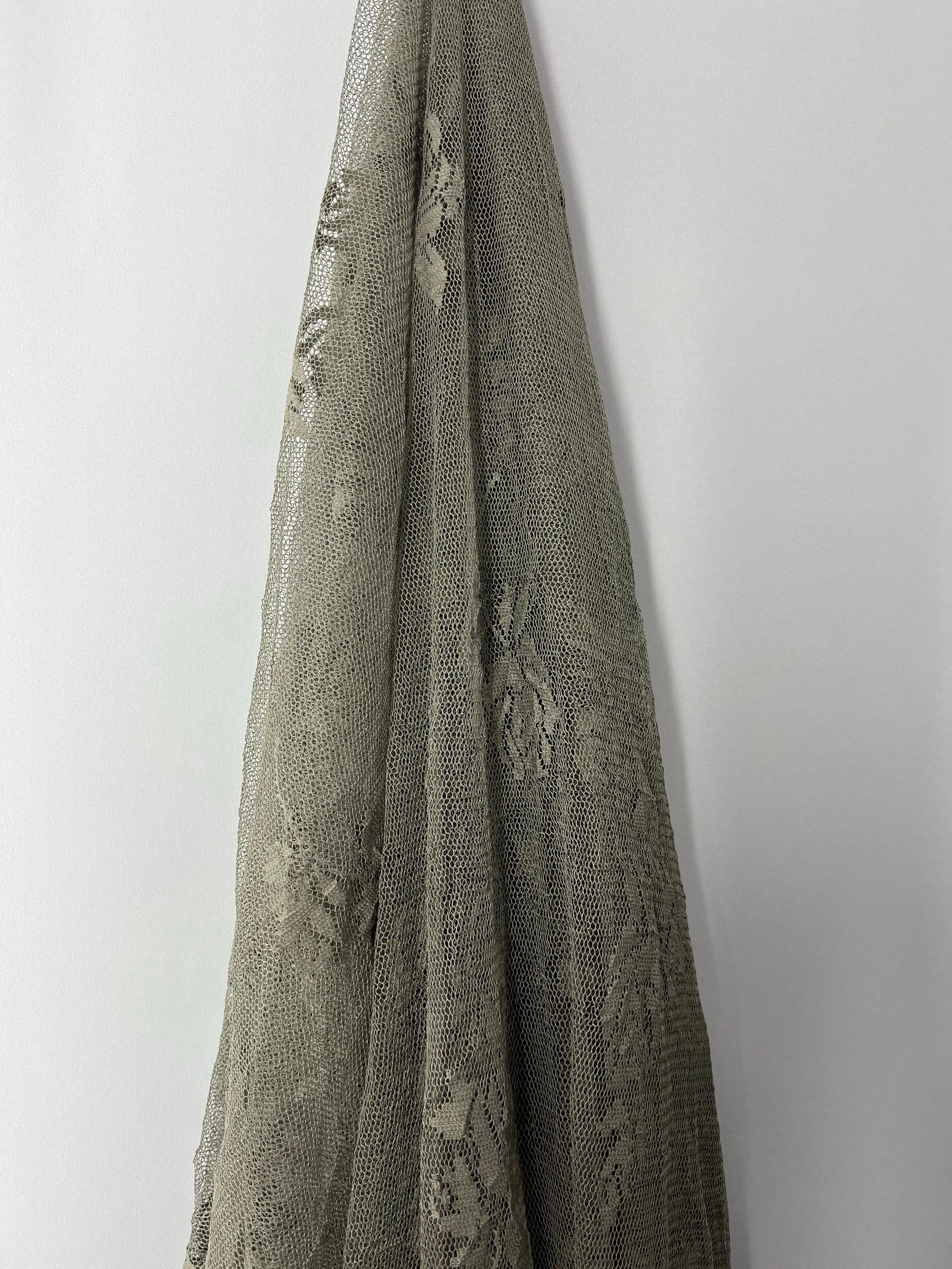 Floral Lace - Olive - 125cm