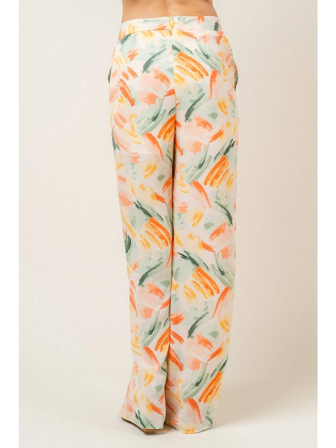 Fore-Printed Pants