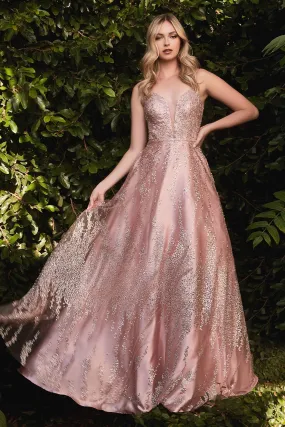 Glittery ball gown