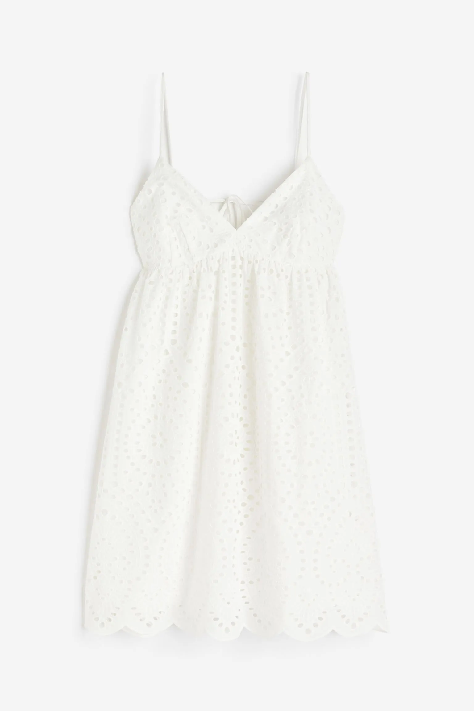 H&M Eyelet Embroidery dress, white