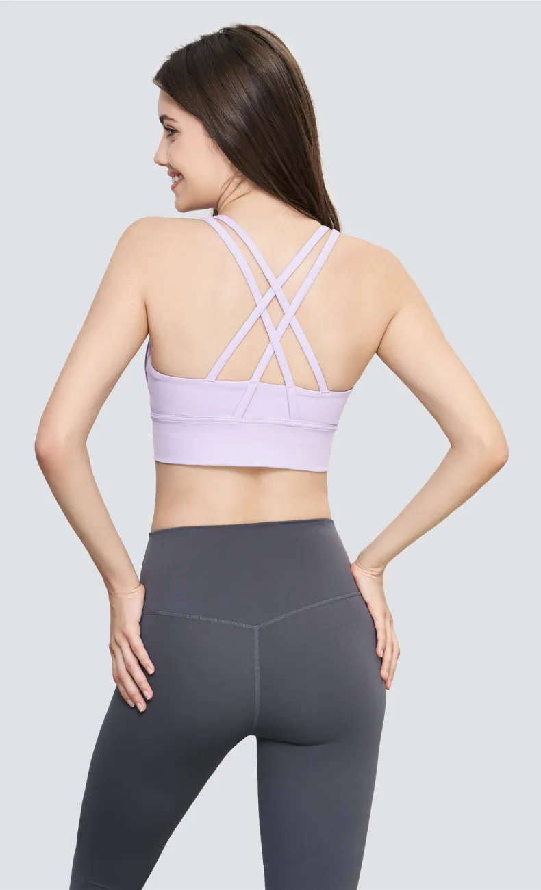 Indira Open Back Sports Bra