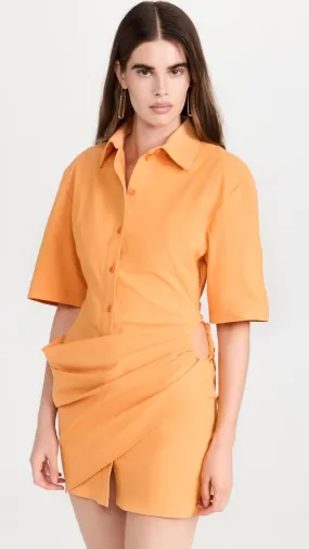 Jacquemus La Robe Camisa dress, orange