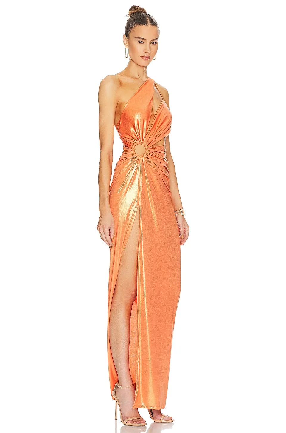 Jngelique Mahala dress, Metallic Orange