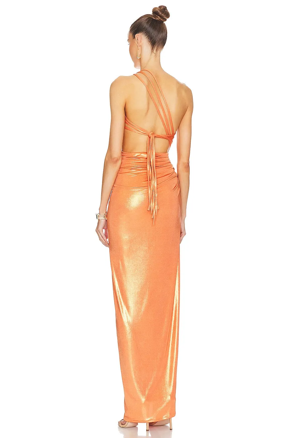 Jngelique Mahala dress, Metallic Orange