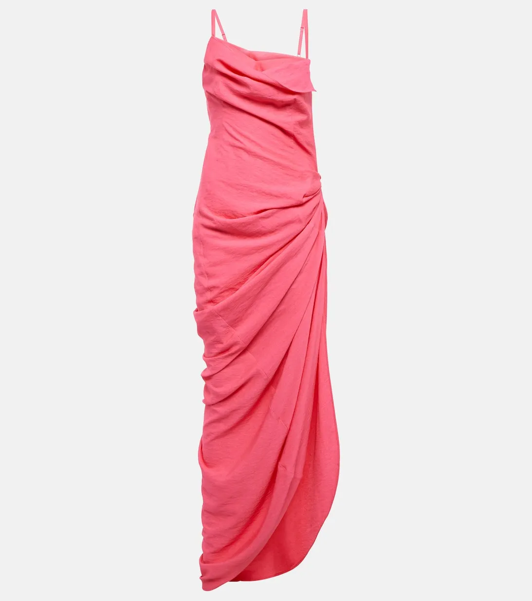 La Robe Saudade voile maxi dress JACQUEMUS, pink