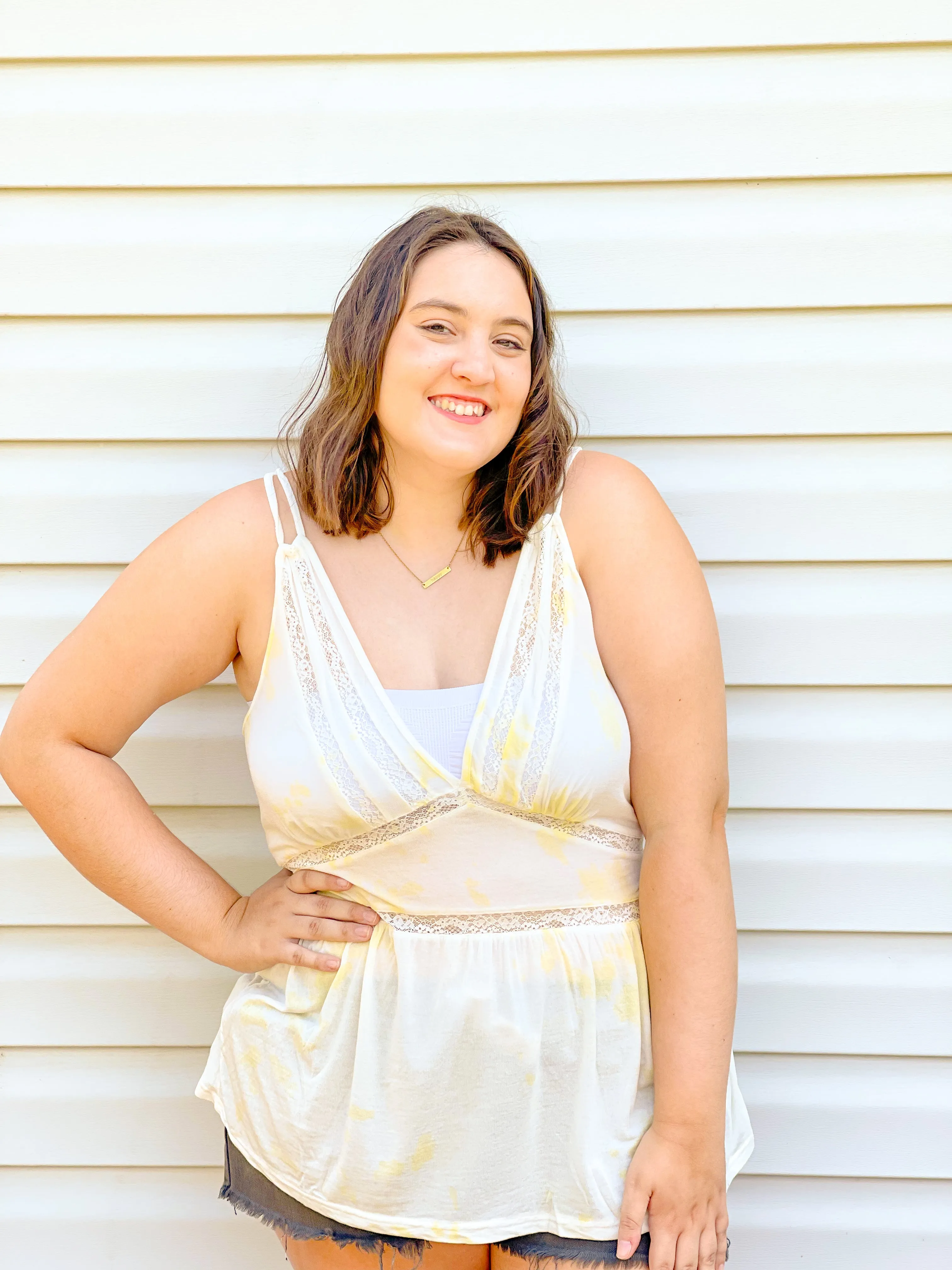 Lemon Drop Sleeveless Beach Tank