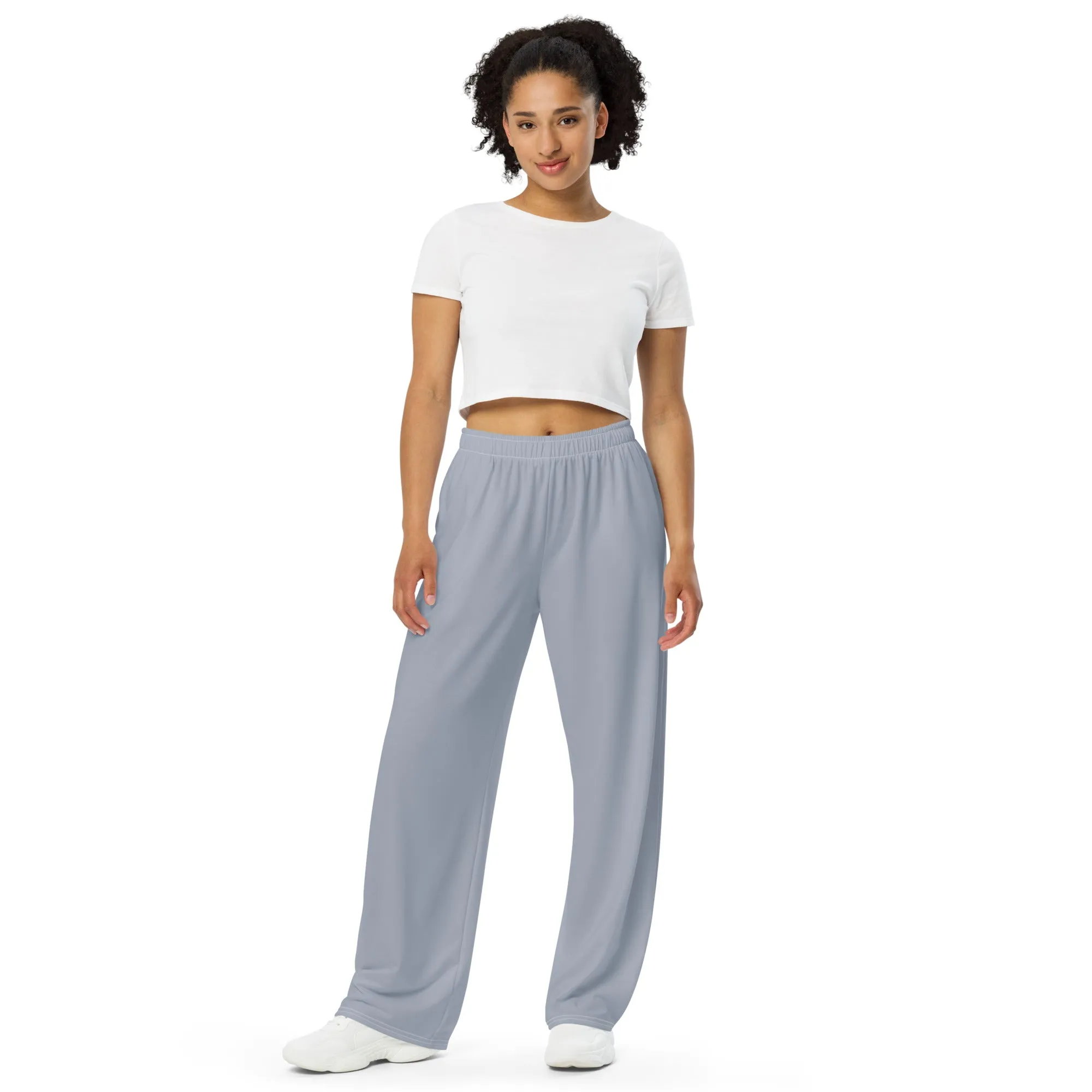 Life League Gear - Cool Grey - Unisex - Wide-Leg Pants