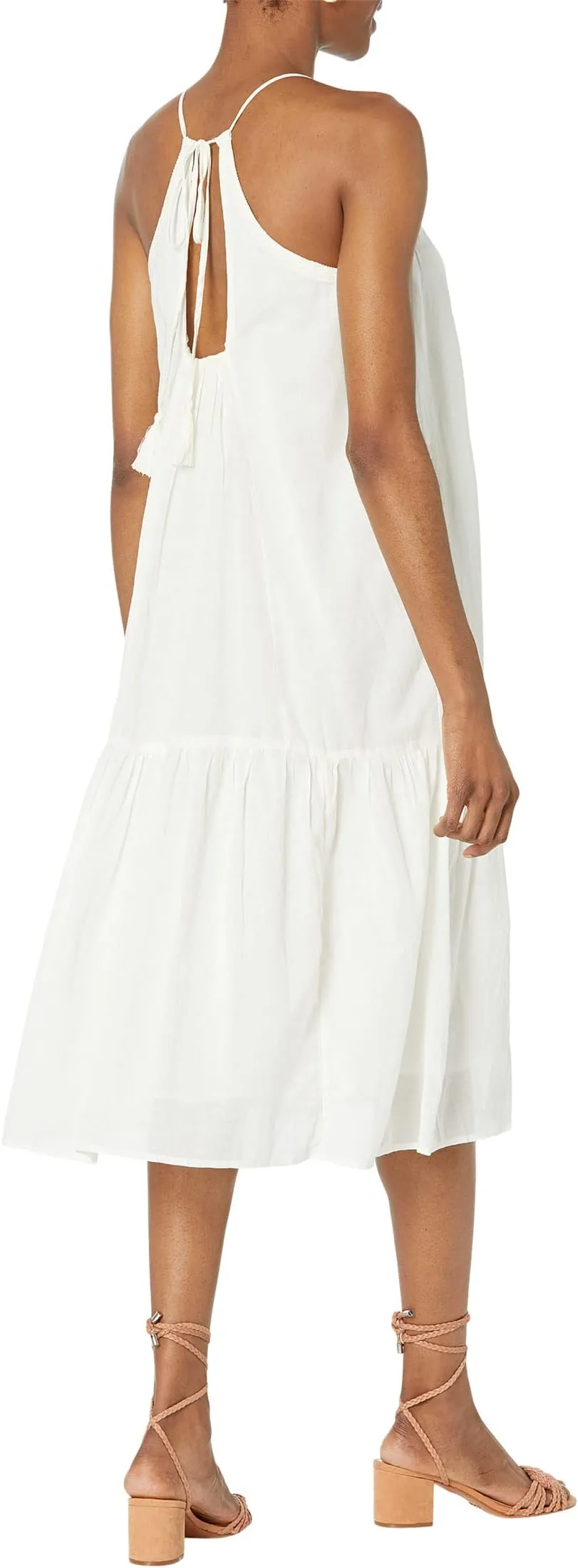 Lucky Brand Lace Maxi Dress in Whisper White