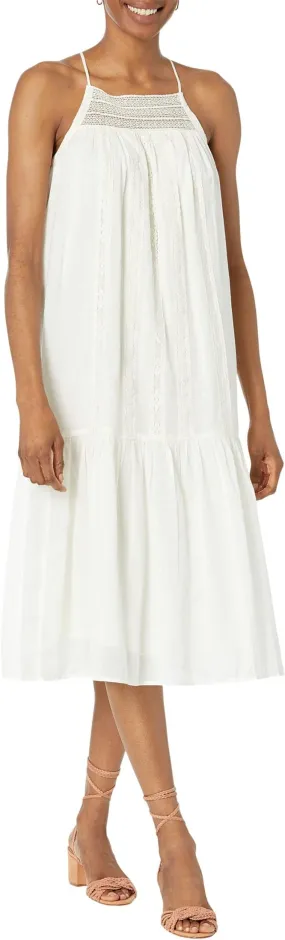 Lucky Brand Lace Maxi Dress in Whisper White