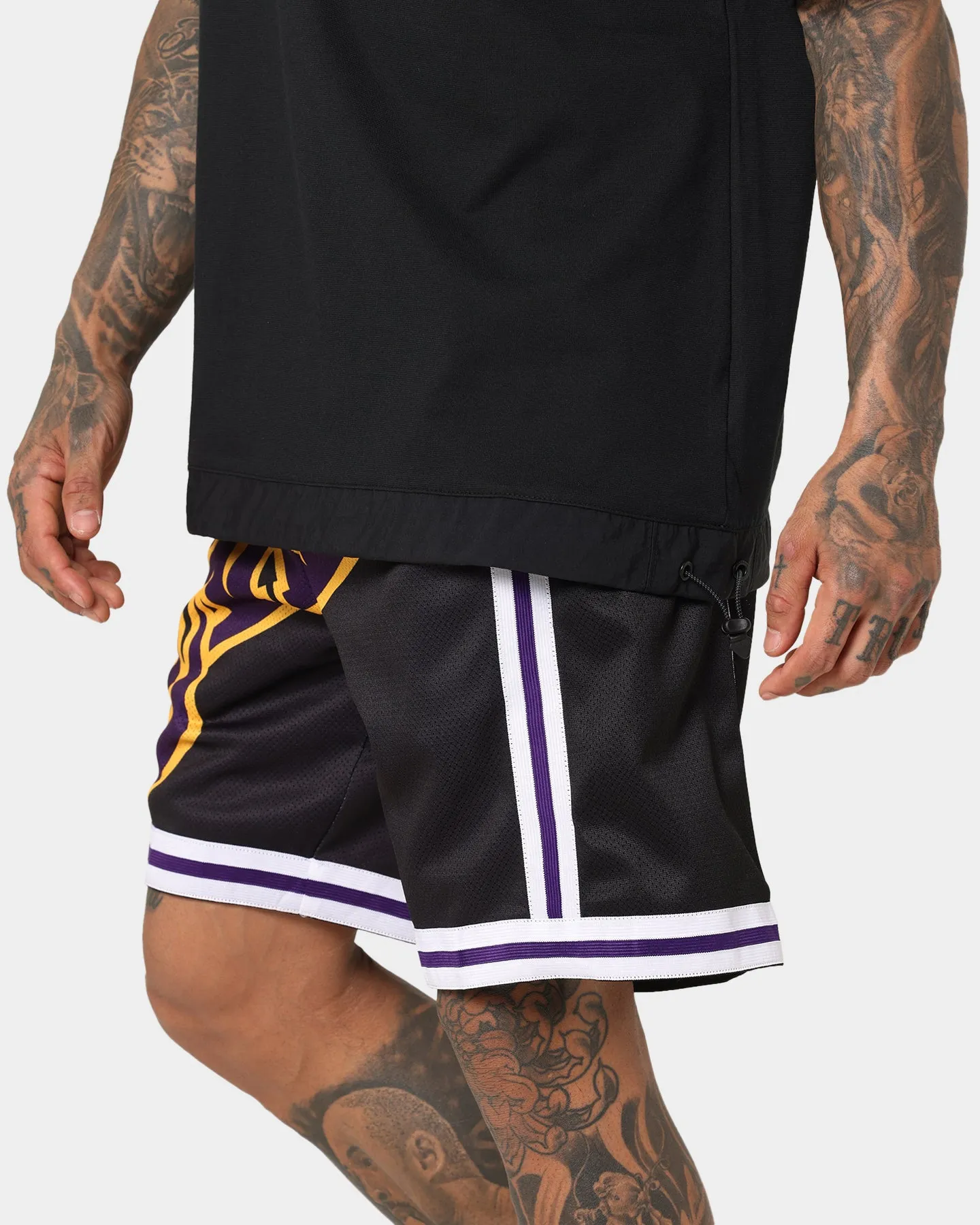 Mitchell & Ness Los Angeles Lakers Blown Out Fashion Shorts Black