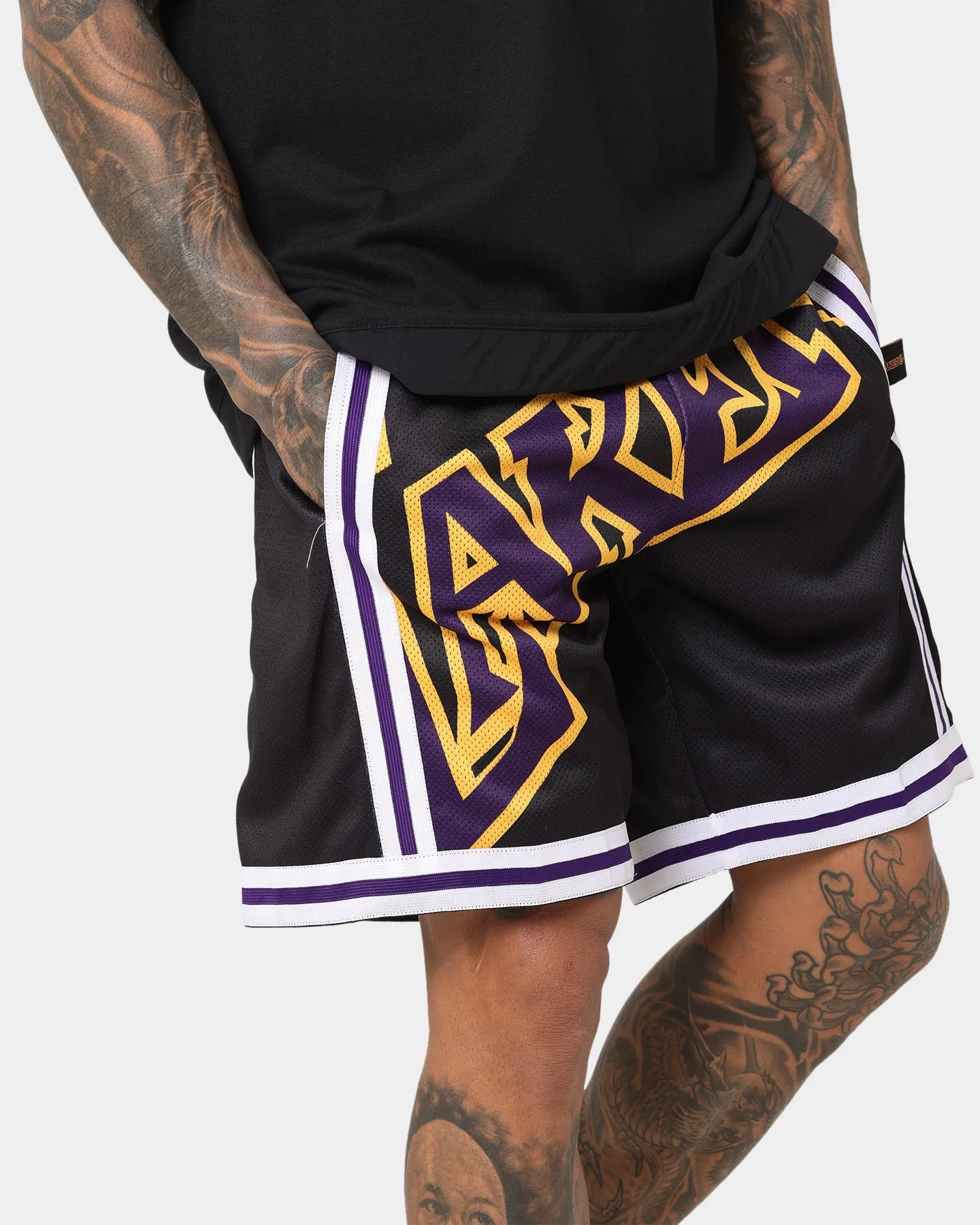 Mitchell & Ness Los Angeles Lakers Blown Out Fashion Shorts Black