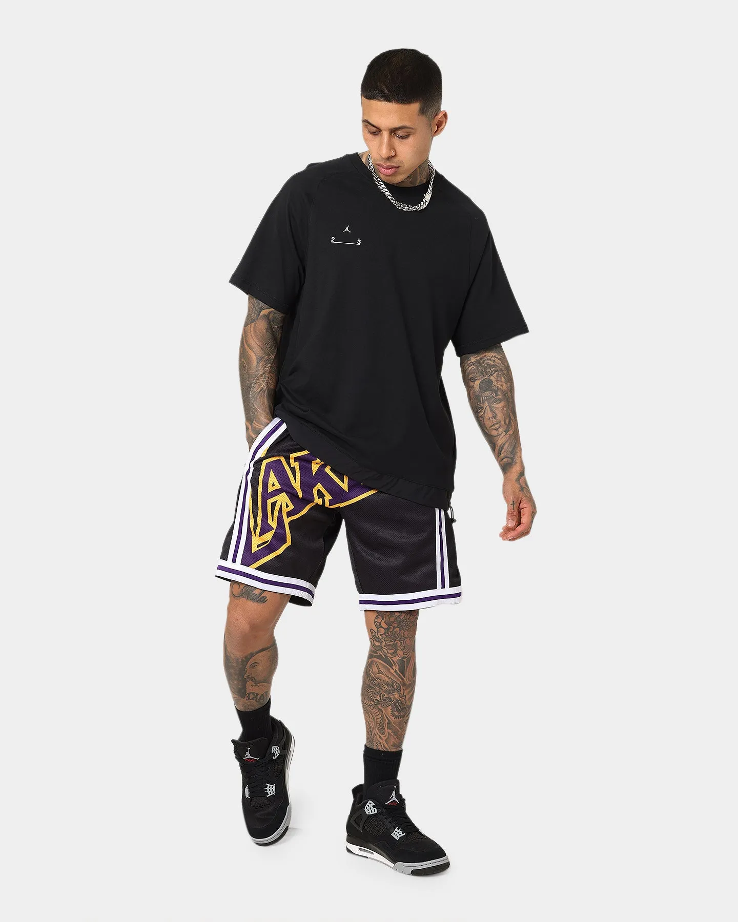 Mitchell & Ness Los Angeles Lakers Blown Out Fashion Shorts Black