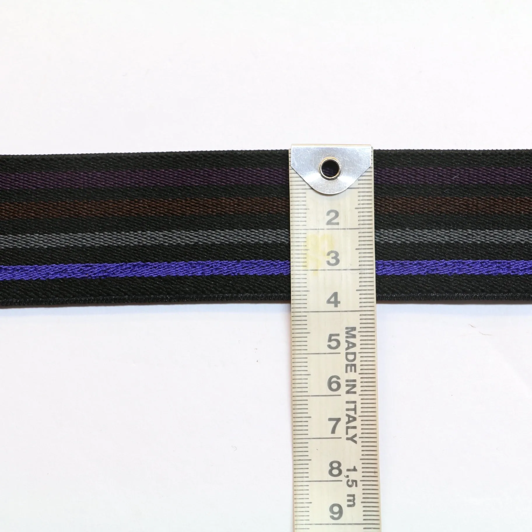 Multi Stripe Grosgrain Elastic (40mm/ 1 1/2")