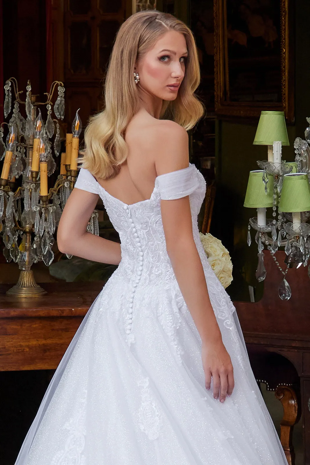 Off Shoulder Bridal Gown by GLS Gloria GL3534