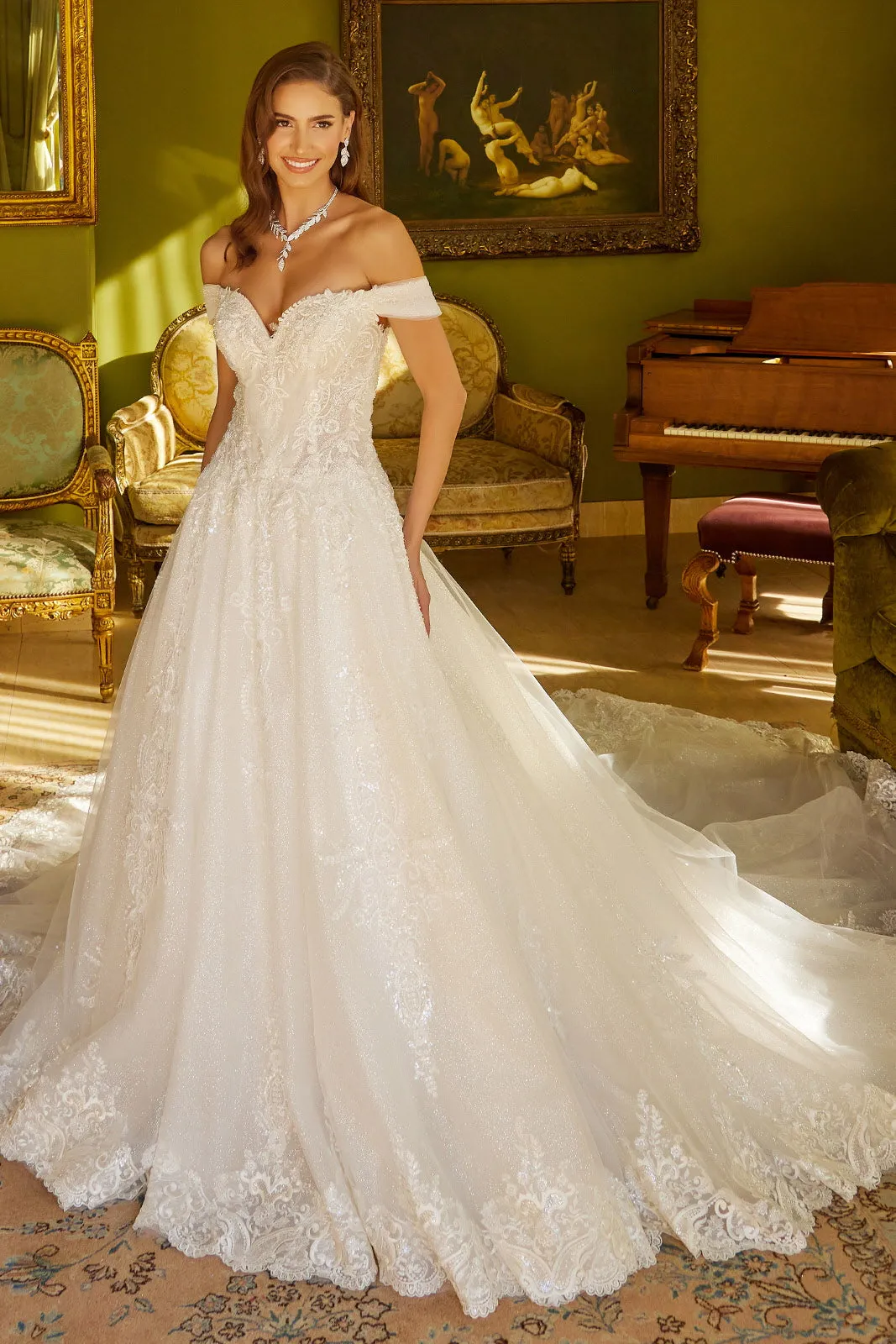 Off Shoulder Bridal Gown by GLS Gloria GL3534