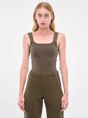 Square Neck Tank (ES2268BT-BRUNETTE)