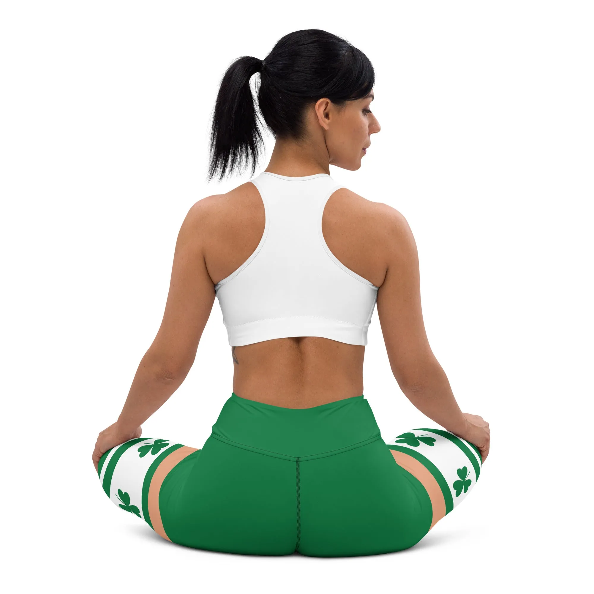 St. Patrick's Day Stockings Yoga Leggings