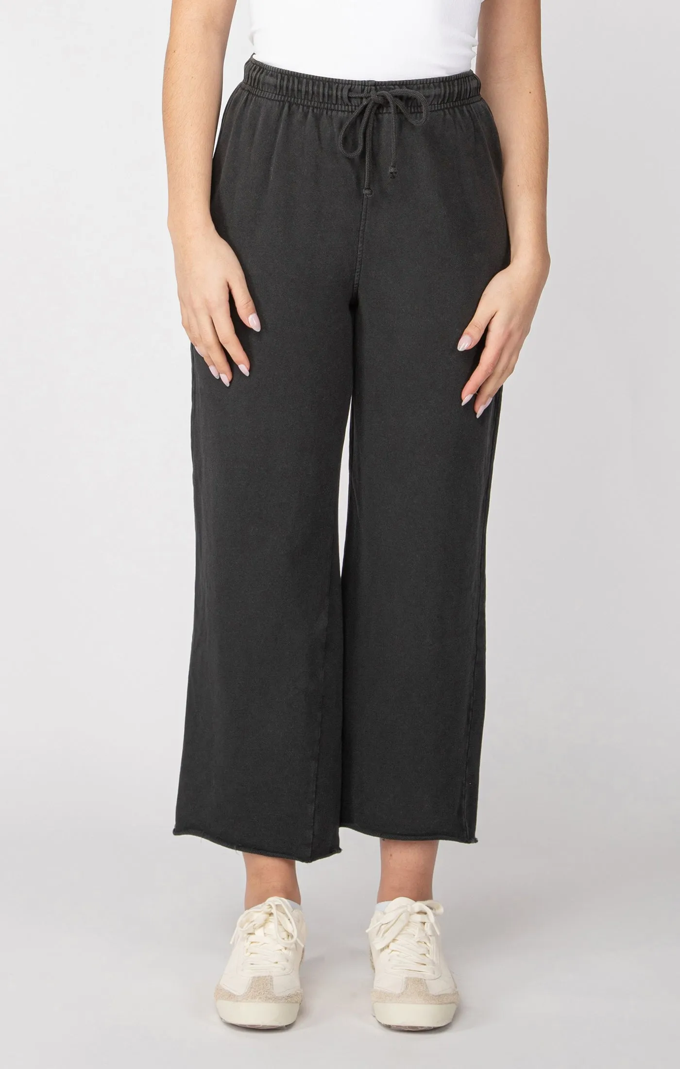 Straight Leg Lounge Pant | Washed Black