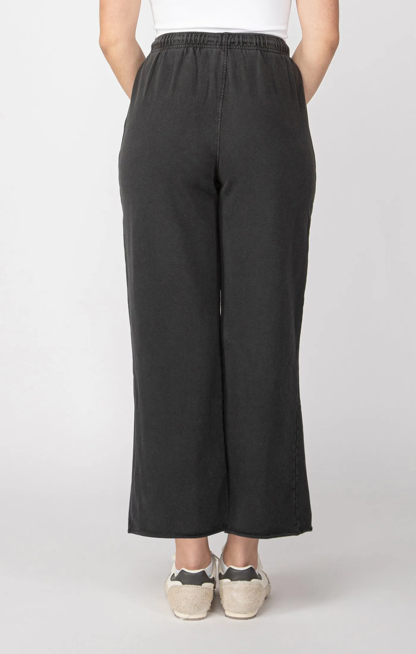 Straight Leg Lounge Pant | Washed Black