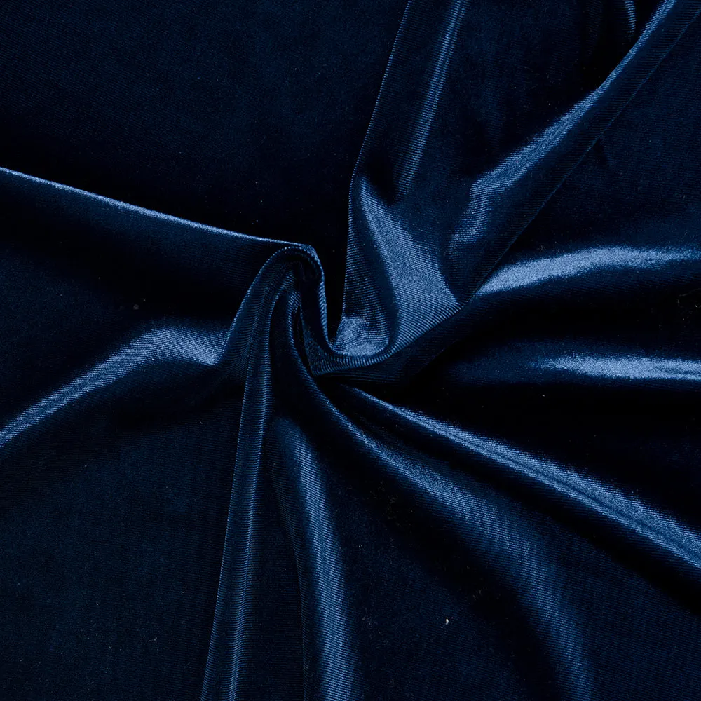 Stretch Velvet - Navy