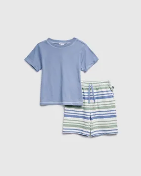 Toddler Boys Surfs Up Short Sleeve Set