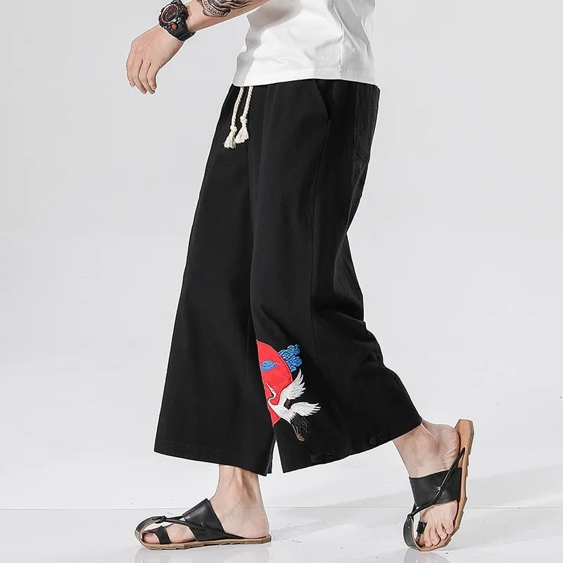 Wide Leg Japanese Pants