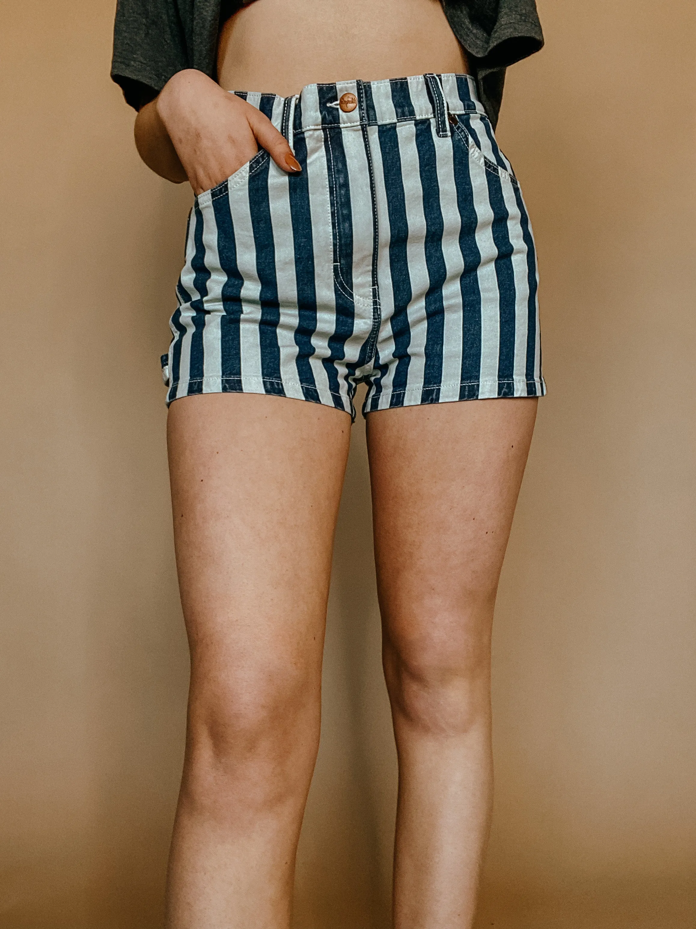 Wrangler Vintage Rodeo Striped Shorts